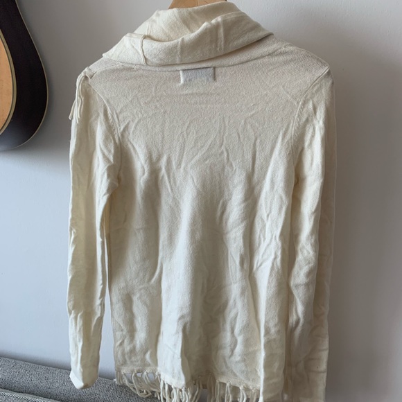 [SOLD] Fringe Cashmere Sweater - Picture 3 of 3